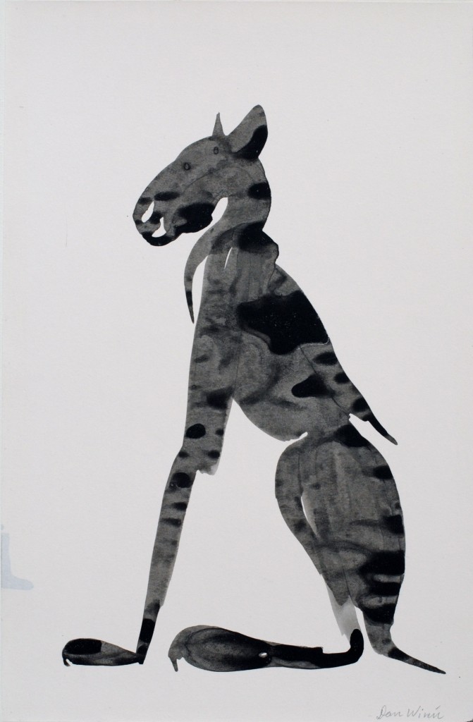 Lion, ink painting 29/20 cm